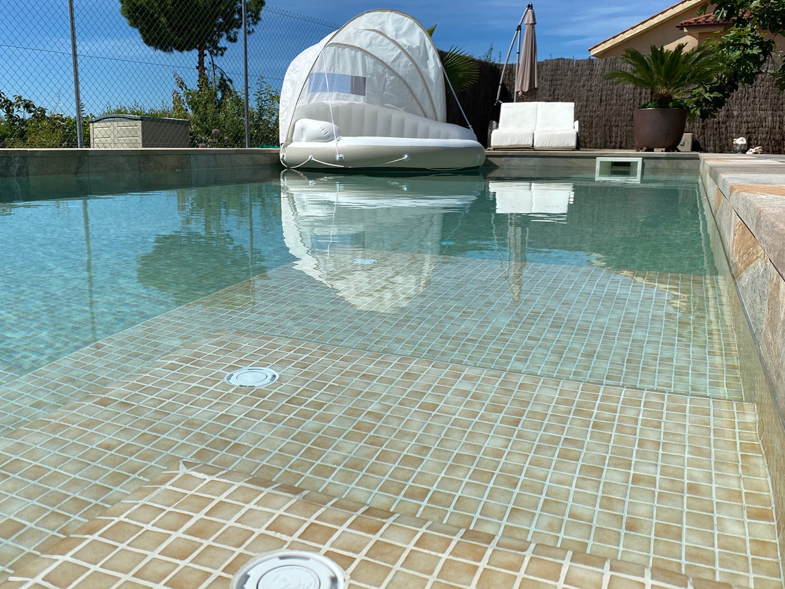 Mosaico ezarri sand - palmeta: 30,5x50,5 cm (valor m² iva incl) - imagen 2
