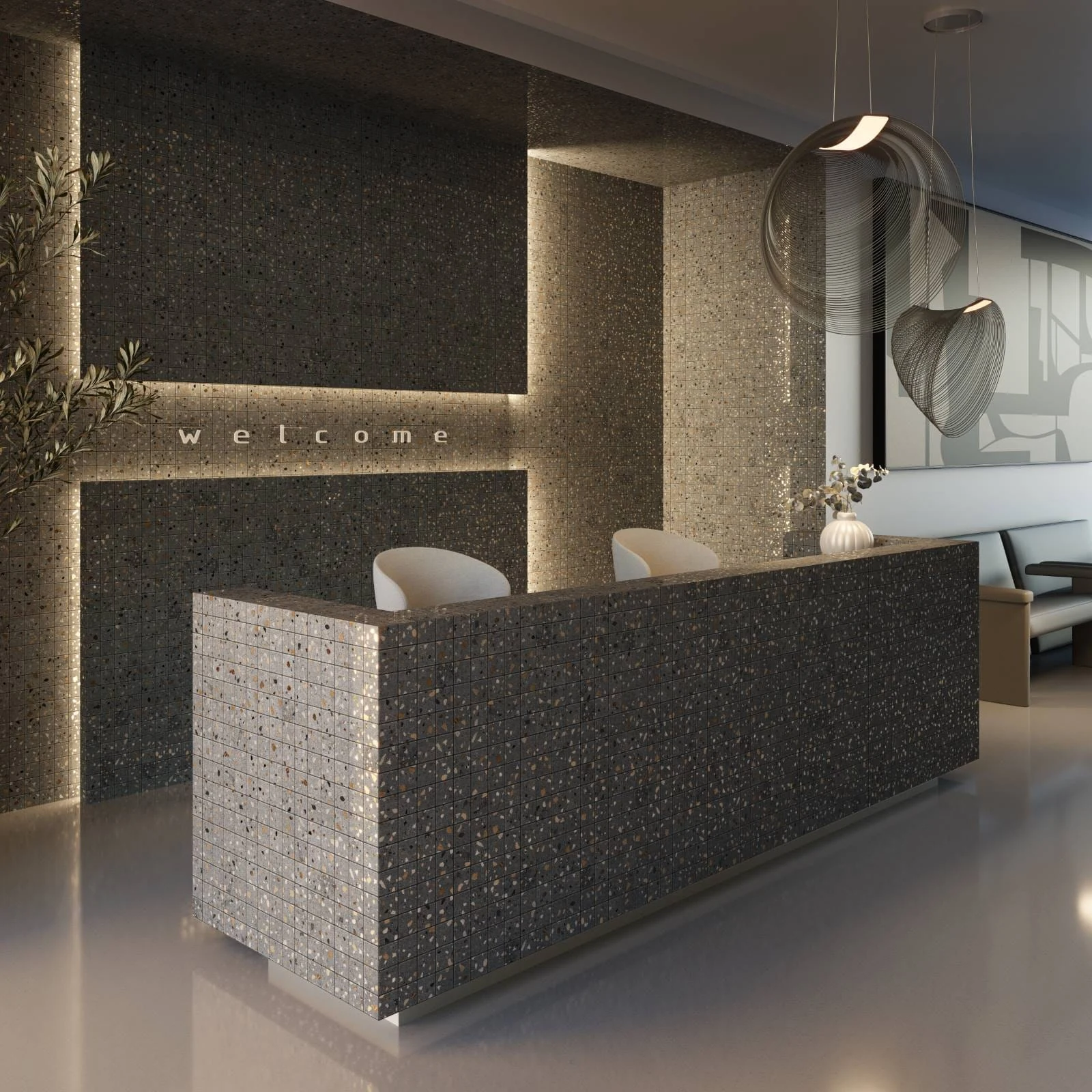 Mosaico ezarri terrazzo gris. 5x5 cm - (valor m² iva incl) - imagen 3