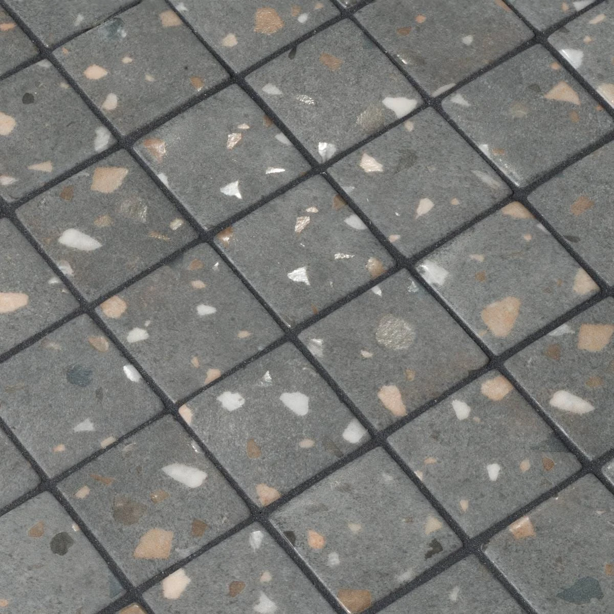 Mosaico ezarri terrazzo gris. 5x5 cm - (valor m² iva incl)