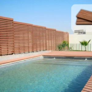 CortaVista WPC Color Caoba - 220x6,3x1,2cm (IVA Incl)