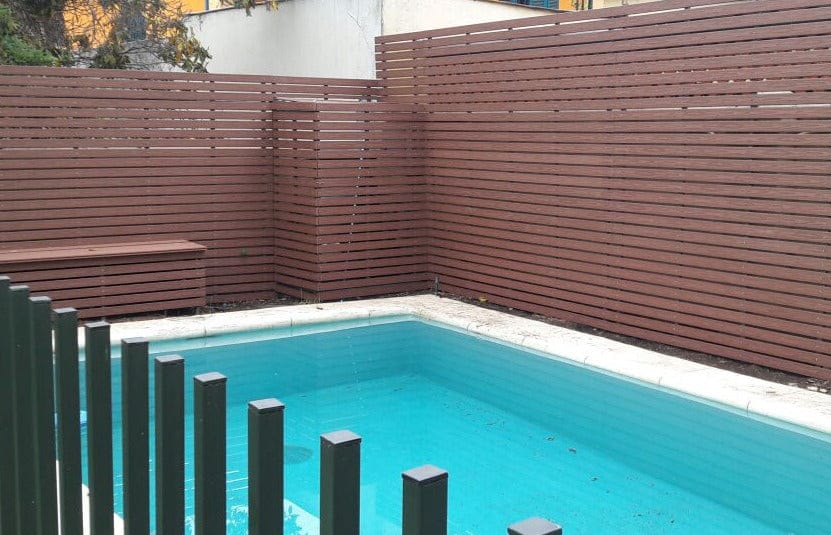 Cortavista wpc color caoba - 220x6,3x1,2cm (iva incl) - imagen 2