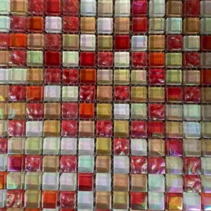 Mosaico Perlado Rojo