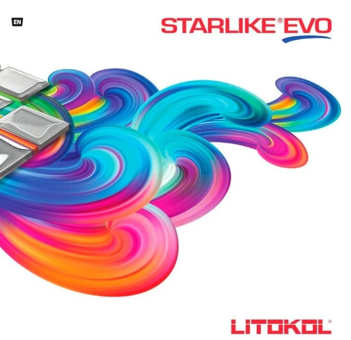 Frague epoxico starlike azzurro, 5kg. Litokol italy. - imagen 3