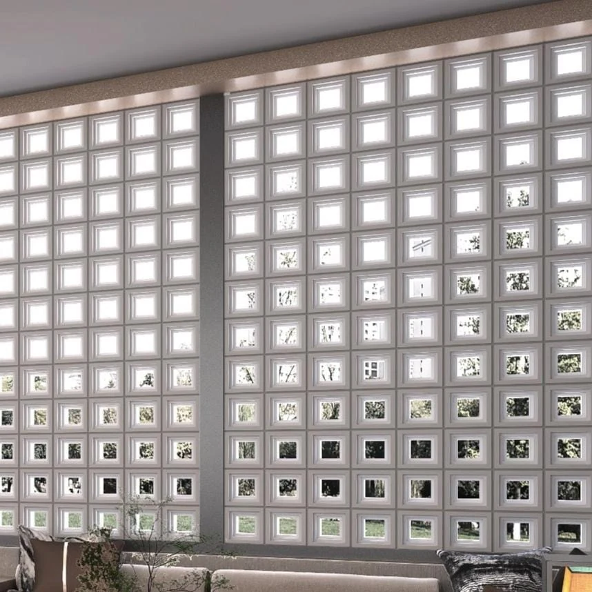 Deco bloque field blanco 20x20x10 cm. Oferta! - imagen 3