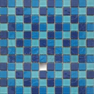 Mosaico Lusso Bijou Azul - Palmeta 30 x 30 cm (Valor Un. IVA INCL)