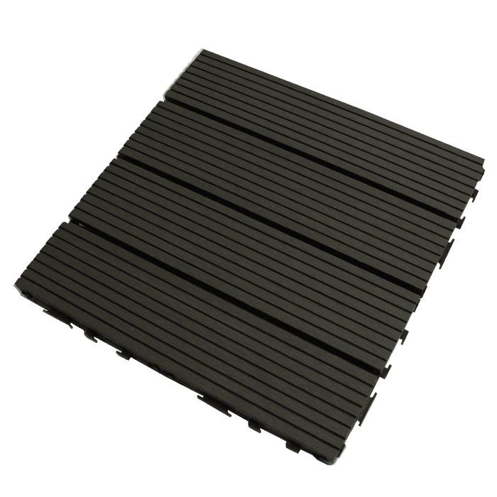 Deck modular negro - 30x30x2,5 cm. (valor m2. Iva incl) - imagen 2