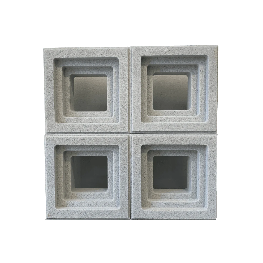 Deco bloque field blanco 20x20x10 cm. Oferta!