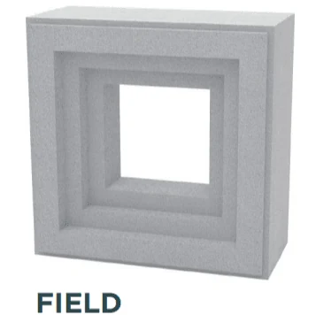 Deco bloque field blanco 20x20x10 cm. Oferta! - imagen 2