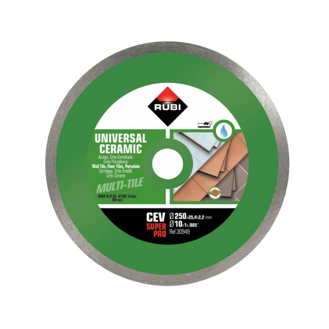 Disco profesional rubi dc-250mm - valor iva incl