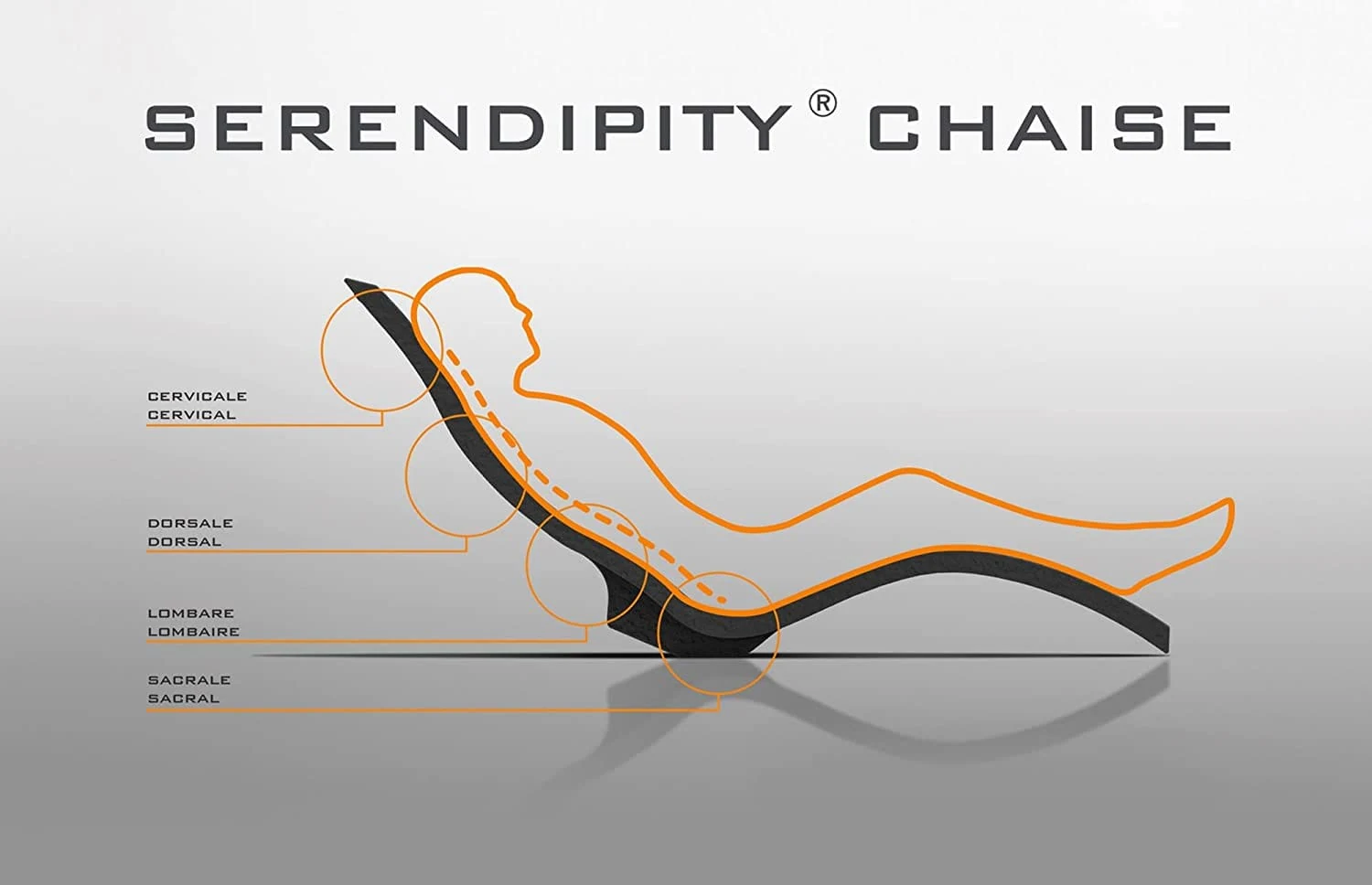 Chaise longue serendipity s010 black. Precio iva incl. - imagen 2