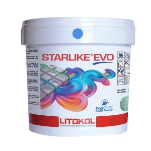 Frague Epoxico Starlike Blue Avio, 5Kg. Litokol Italy.