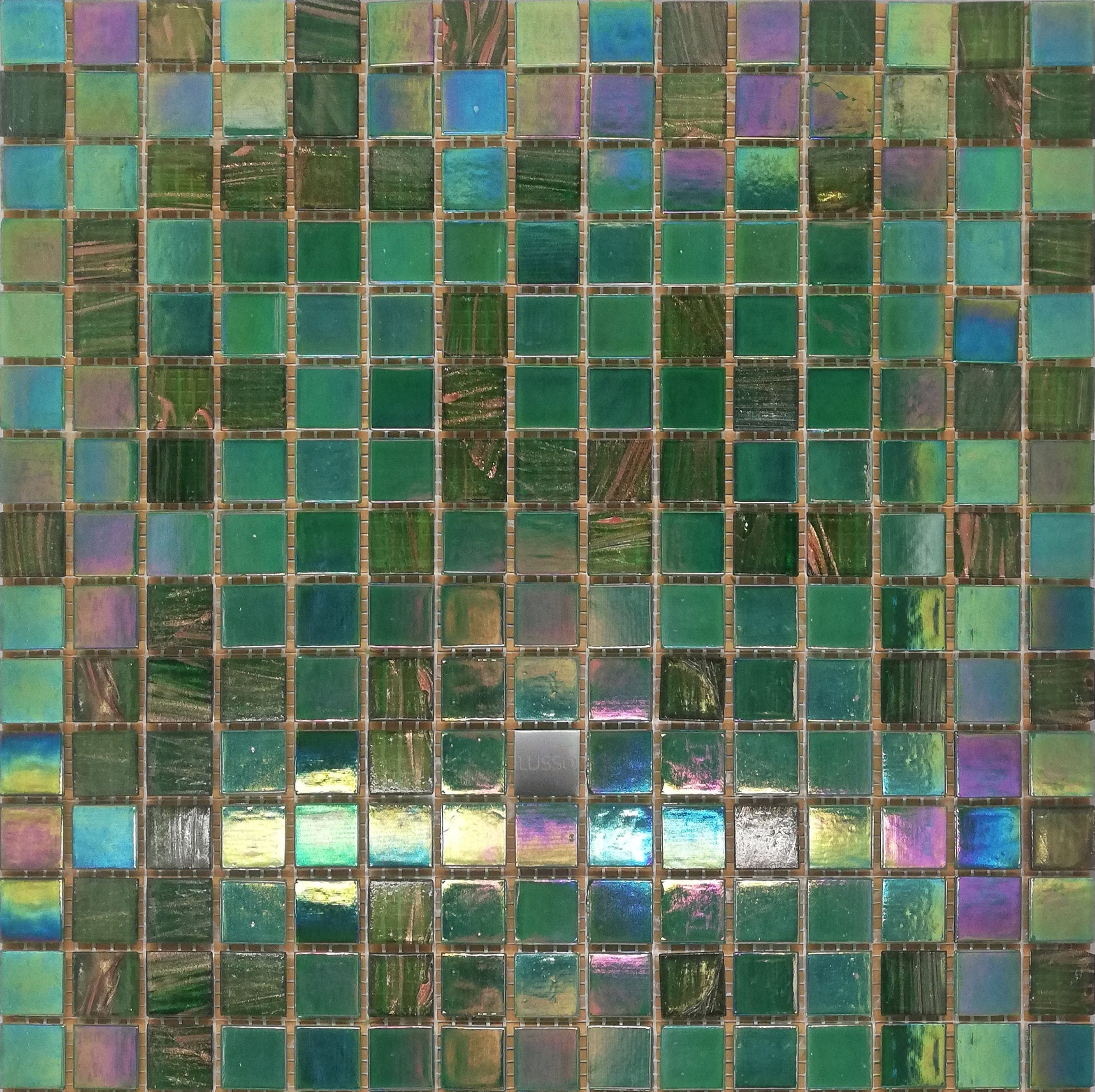 Mosaico lusso tornasol verde - palmeta 32,7x32,7 cm (valor m2)